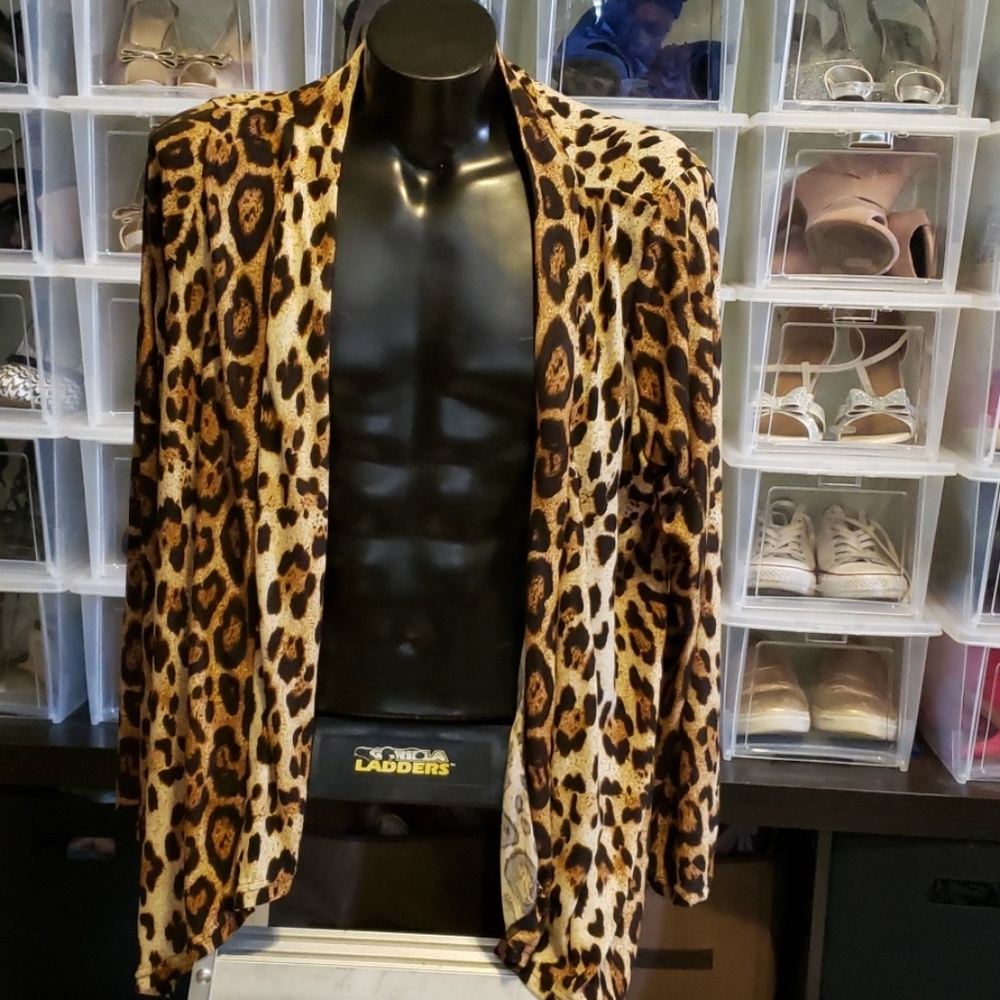 Leopard prints cardigan